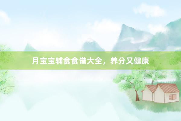 月宝宝辅食食谱大全，养分又健康